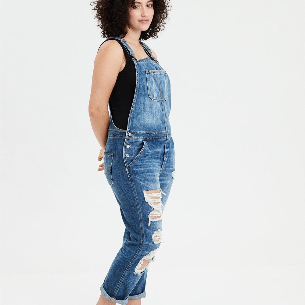 American Eagle Denim Overalls size medium